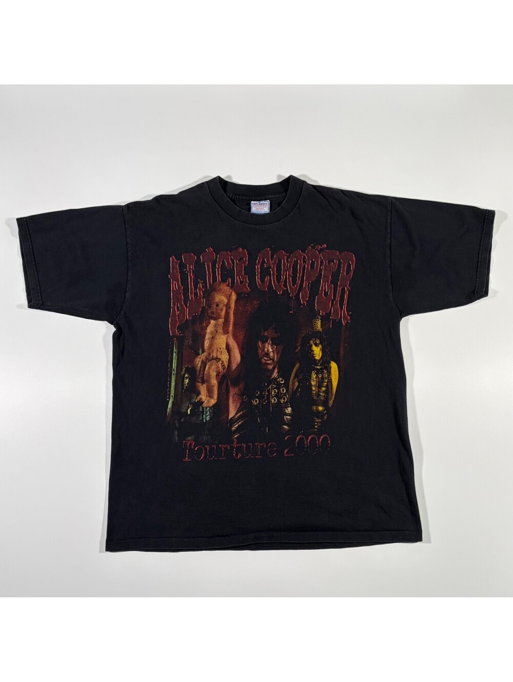 VTG 2000 Alice Cooper Tourture Tour Shirt XL All Sport